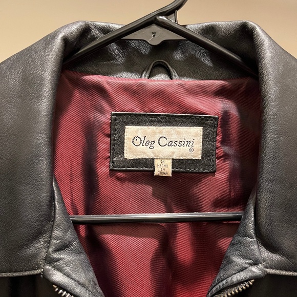 Oleg Cassini Genuine leather jacket - Picture 7 of 7